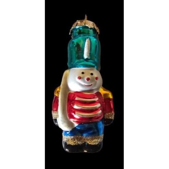 14 Vintage Christmas Ornaments Hand Blown Glass Santa,sock,bear Mini Size. - Picture 4 of 8